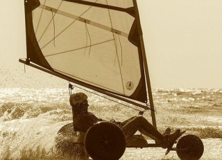 Sport de nature char a voile